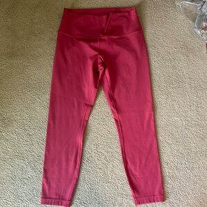 Lululemon mauve color leggings Size 10